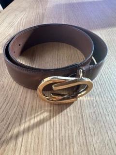 GUCCI ブラウンレザーベルト
