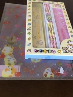 コロコロクリリン文具、ポテハム下敷き