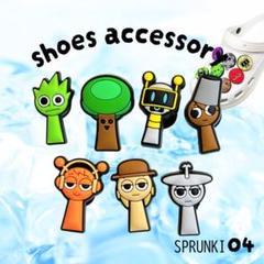 【数量限定】新品 04スプランキー 7個 ジビッツ サンダル シューズチャーム