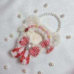 194 ぬい服 くま 着ぐるみ ちびぐるみサイズ 11㎝ レッド