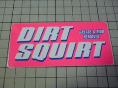 正規品 DIRT SQUIRT ステッカー 107×48mm ダートスコート