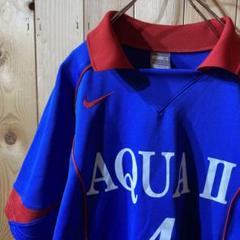 ss4648 NIKE ナイキ 半袖 Tシャツ サッカーシャツ 青 赤 M