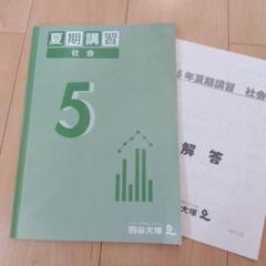 2025年最新】四谷大塚 夏期講習 5年の人気アイテム - メルカリ
