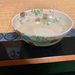 能久作 色絵風船葛茶碗