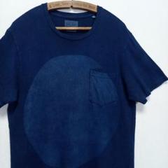 BLUE BLUE JAPAN インディゴ染め オオマル Tシャツ M 藍染め