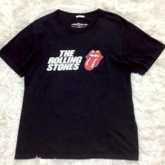 ローリングストーンズ GU 黒 メンズ TシャツバンT XL 半袖