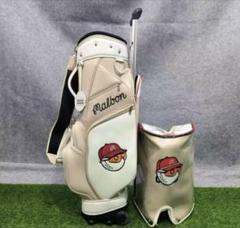 新作 マルボンゴルフ Malbon golf キャディバッグ キャスター型