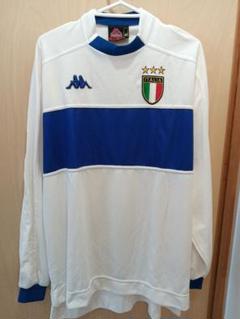 イタリア代表 ９９-００ ユニフォーム　KAPPA 長袖 Kappa 99 イタリア代表 アウェイ 長袖 ユニフォーム XL - メルカリ