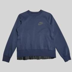 NIKE × sacai スウェット スカート　ネイビー NIKE公式】ナイキ x sacai ウィメンズスカート.オンラインストア