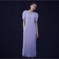 AMERI【美品】TULIP SLEEVE I LINE DRESS Ameri（アメリ）の「MIREI KIRITANI × AMERI TULIP SLEEVE I