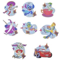 カリフォルニアディズニー　70周年　ピンバッジ　全8種　コンプリートセット