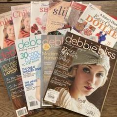 海外のニット雑誌9冊セット 子供用ニット ドイリー ルームシューズ ウェア