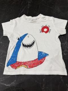 ZARA シャークプリント Tシャツ 80cm