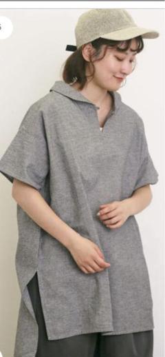 サマンサモスモス♡クールコットン♡柄アソートスキッパーチュニック♡最終値下げ