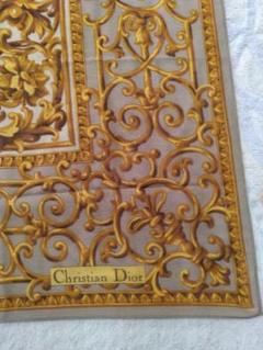 Christian Dior　ディオール大判ストール・ショール 128×128 Christian Dior ディオール大判ストール・ショール 128×128