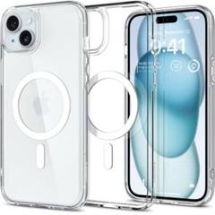 Spigen iPhone 15/14/13 MagSafe クリア 耐衝撃