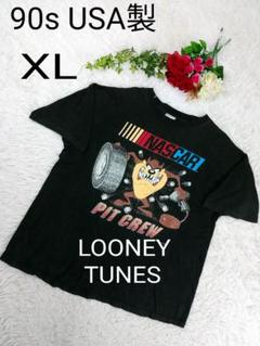 90s USA製 ルーニーチューンズ ボックスシルエットTシャツ XL