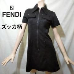 FENDI ロゴ ミニワンピース FENDI - FENDI ズッカ柄 ワンピースの通販 by Momo' Shop
