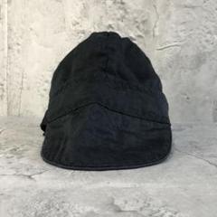 cy610古着　帽子　キャスケット　黒　キッズ　90s Y2K