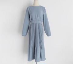 新品 DHOLIC リボンプリーツワンピース