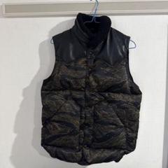 ヒステリックグラマー ブラック アメコミ 総柄 リバーシブル ダウンベスト HYSTERIC GLAMOUR ヒステリックグラマー リバーシブルダウン