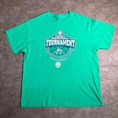 【ヴィンテージ】バスケットボール イベントプリントTシャツ ZSM6 古着 緑