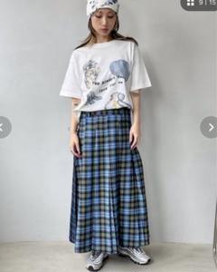 sanself チェックフリルスカート　新品未使用 2025年最新】サンセルフ スカートの人気アイテム - メルカリ