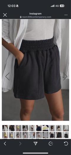 room306 Easy Sweat Short Pants チャコール - メルカリ