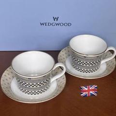 【希少.廃盤】WEDG WOOD ウエッジウッド　サムライ　茶器6客　新品未使用 WEDGWOOD - 【廃盤】ウェッジウッド サムライ カップ＆ソーサー