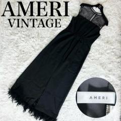 【遥花】[美品] Ameri Vintage ワンピース ドレス 黒 Ameri VINTAGE/ドレス/ブラックのレンタルアイテム｜結婚式