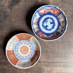 古伊万里 色絵 赤絵 花文2客セット 小皿 骨董 - メルカリ