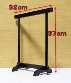専用　木工ハンドメイド　吊り飾り台　吊るし飾り台 組立品 つるし飾り用 つり台 高さ80cm 黒 □ つるし雛 タガギ