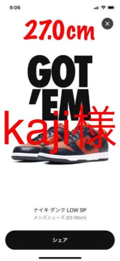 NIKE DUNK LOW SP champ colors 27.0㎝