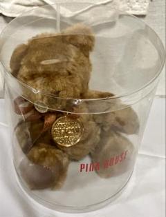 【希少美品】ピンクハウスフード付きブーケくまちゃんブルゾンベージュ♡ʕ•ᴥ•ʔ♡ セール】 クマの耳フード付きローンベスト （ベスト）｜PINK