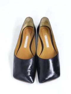 【美品】PIPPICHICドットチュールスクエアトゥバレエシューズ36.5 PIPPICHIC LINDA DIAMOND フラットシューズ｜トゥモローランド