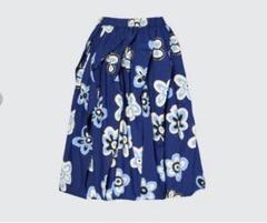 ユニクロ×マルニ限定コラボ★バルーンシェイプスカート★花柄プリントマリメッコ 系