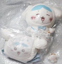 【新品】ちいかわ サンリオ コラボ　３点セット はちわれ✖️シナモン 新品】ちいかわ サンリオ コラボ 3点セット はちわれ