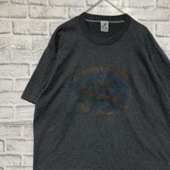 USA製90sヴィンテージTシャツ！シングルステッチ　グレー半袖古着　XL78