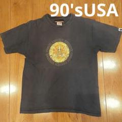 【90'sUSA】『DANCE TRACKS NEW YORK』仏陀プリントT
