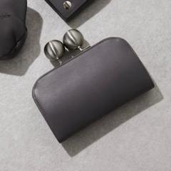 【美品】kawa-kawa NO.692 口金財布　グレー 美品】kawa-kawa NO.692 口金財布 グレー - メルカリ
