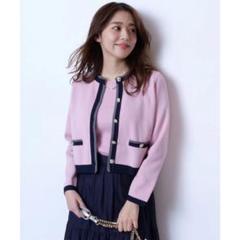 JUSGLITTY 〈2025SS〉配色クルーカーデアンサンブル m13773709236_1.jpg?1744971103
