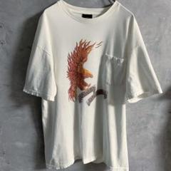 90-00's USA製 ハーレー ファイヤーイーグル クロコダイル Tシャツ