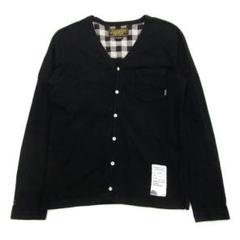 魅力の ネイバーフッド 14AW OLD POINT ショールカラー カーディガン 黒 トップス