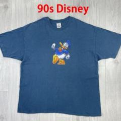 【希少】90s　USA製　シングルステッチ　ディズニー　ドナルドダック　Tシャツ