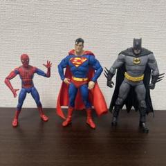 スパイダーマン スーパーマン バットマン フィギュア 3体セット スパイダーマン スーパーマン バットマン フィギュア 3体セット