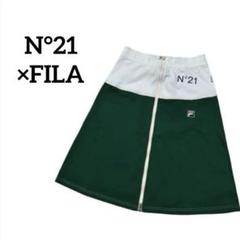 N°21 FILA ヌメロヴェントゥーノ フィラ スカート M グリーン