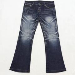 TORNADO MART flare denim black Y2K お兄系 - メルカリ
