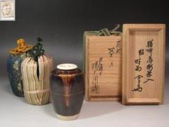 ☆飛来一閑　萩に雁八角棗☆裏千家十四代淡々斎花押☆u479 ☆飛来一閑 萩に雁八角棗☆裏千家十四代淡々斎