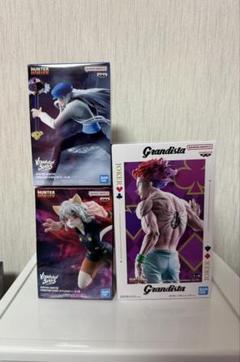HUNTER×HUNTER　ヒソカ　カイト　ネフェルピトー フィギュア5点まとめ BANPRESTO - ハンター×ハンター 5種(ヒソカ、カイト
