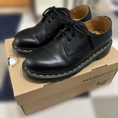 【美品】Dr. Martens 3ホール ブーツ 箱付き 1461 WHITE STITCH 3 ホール シューズ